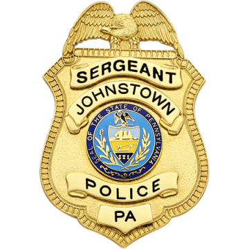 Smith & Warren S23 Eagle Top Shield Badge w/ Applied Panels (3" x 2")