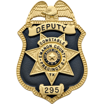 Smith & Warren S23_S249CTAC Enameled Eagle Top Shield Badge w/ 7-Point Star (3" x 2")