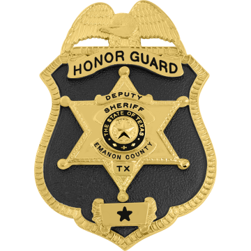 Smith & Warren S23_S259MTAC Eagle Top Shield w/ 6-Point Star (3" x 2")