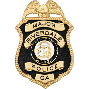 Smith & Warren S23TAC Eagle Top Shield w/ Enameled Background (3" x 2")