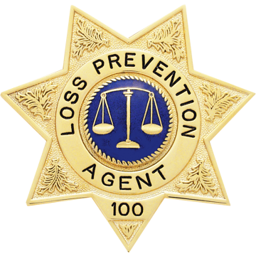 Smith & Warren S243 Large 7-Point Star Badge with Circle Panel (2-5/8")