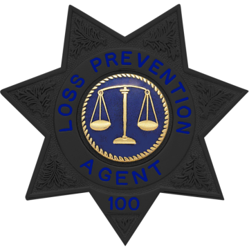 Smith & Warrem S243 Matte Black 7-Point Star (2-5/8")