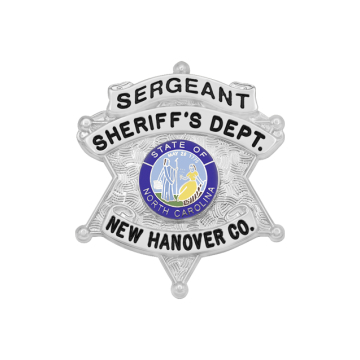 Smith & Warren S244 Small 6-Point Star Badge (2-1/8" x 1-7/8")