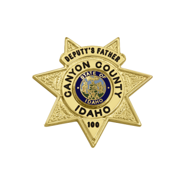 Smith & Warren S249C Small 7-Point Star w/ Circle Panel (1-1/2" x 1-5/8")