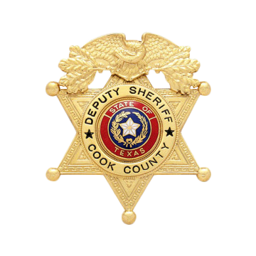 Smith & Warren S255 Six-Point Star Badge with Applied Eagle