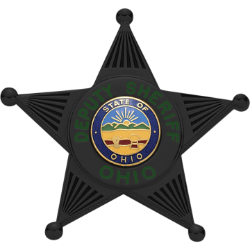 Smith & Warren S258 Matte Black 5-Point Star (2-1/2" x 2-3/4")