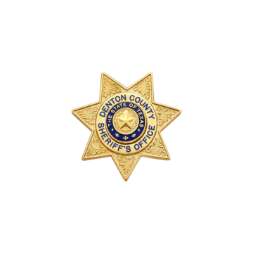 Smith & Warren S260A Small 7-Point Star Badge with Circle Panel (2")
