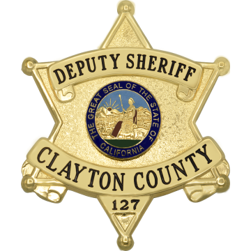 Smith & Warren S262L Six-Point Star Badge (3" x 2-1/2")