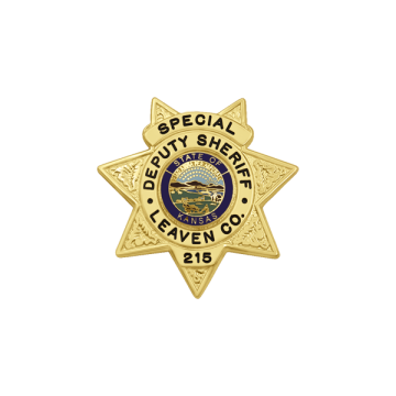 Smith & Warren S264 Small 7-Point Star Badge with Circle Panel (2")