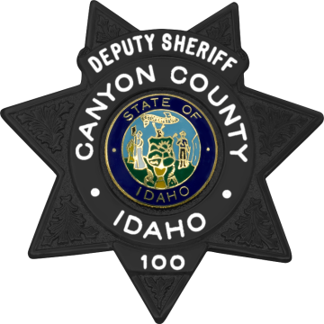 Smith & Warren S266 Matte Black 7-Point Star Badge (2-5/8")