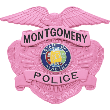 Smith & Warren S26_PI Breast Cancer Awareness Hat Badge with Eagle (2-1/2" x 2-3/4")