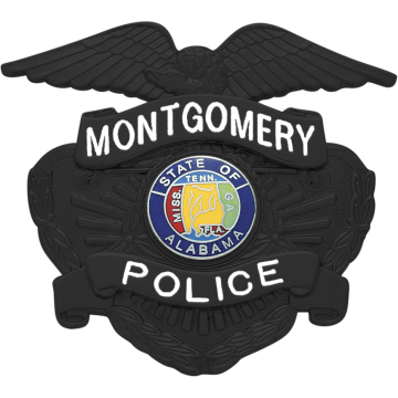 Smith & Warren S26 Matte Black Eagle Top Hat Badge (2-1/2" x 2-3/4")