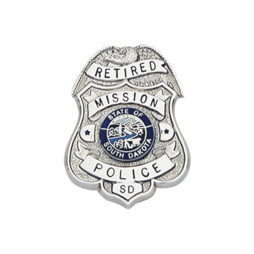 Smith & Warren S280 Small Eagle Top Shield Badge (1-1/2" x 1-1/8")