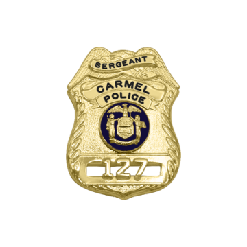 Smith & Warren S299 Small Classic Shield Badge with Eagle (1-1/2" x 1-1/8")