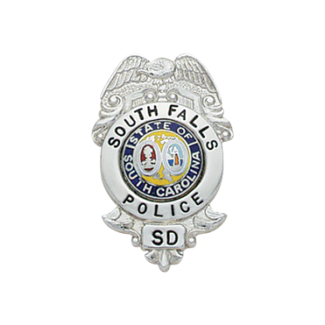 Smith & Warren S310 Small Circle Panel Badge with Eagle (1.360" x 7/8")