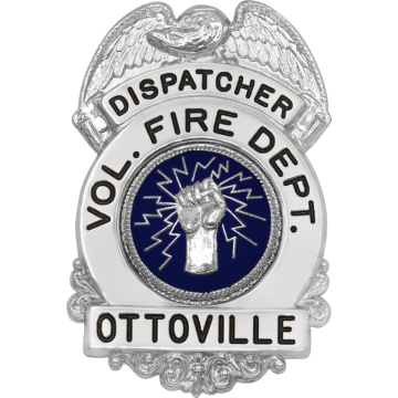 Smith & Warren S32 Shield Badge with Eagle on Top (2-1/4" x 1-1/2")