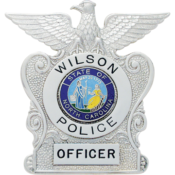 Smith & Warren S44 Hat Badge Shield with Eagle on Top (3.050" x 2.900")