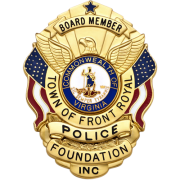 Smith & Warren S503A Shield Badge with US Flags (3" x 2-1/4")