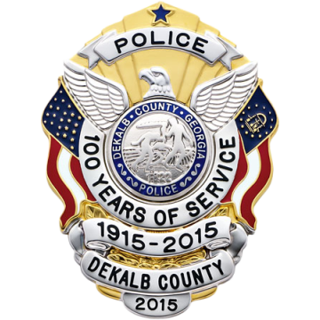 Smith & Warren S503AGA U.S. Shield Badge with Georgia Flag (3" x 2-1/4")