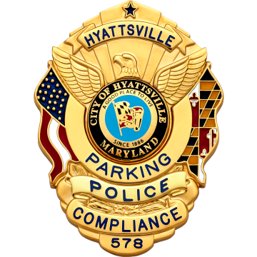 Smith & Warren S503AMD U.S. Shield Badge with Maryland Flag  (3" x 2-1/4")