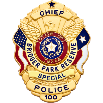 Smith & Warren S503ATX U.S. Shield Badge with Texas Flag (3" x 2-1/4")