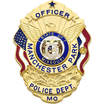 Smith & Warren S503MO U.S. Shield Badge with Missouri Flag (3" x 2-1/4")