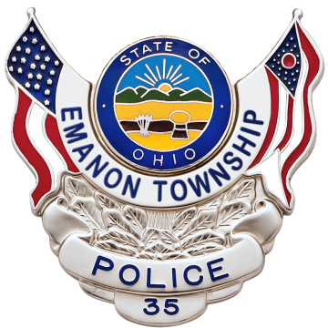 Smith & Warren S503OHB U.S. Shield Badge with Ohio Flag (3" x 2-1/4")