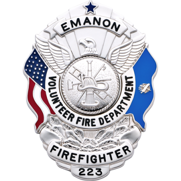 Smith & Warren S503OK U.S. Shield Badge with Oklahoma Flag (3" x 2-1/4")