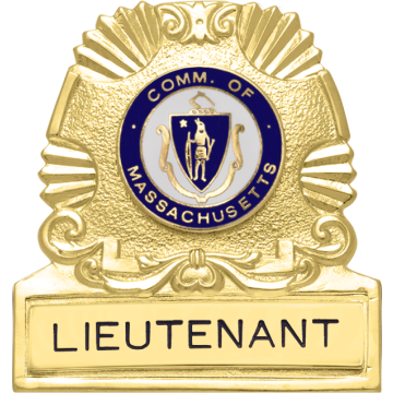 Smith & Warren S505_ENG Hat Badge Shield with Engraved Panel (2-1/8" x 2")