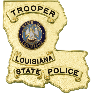 Smith & Warren S506 Louisiana State Cutout Badge (2-1/4" x 2-1/8")
