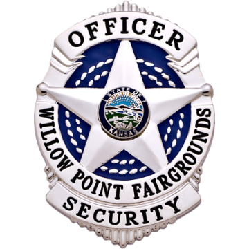 Smith & Warren S507B Shield Badge with 5-Point Star (3" x 2-1/8")