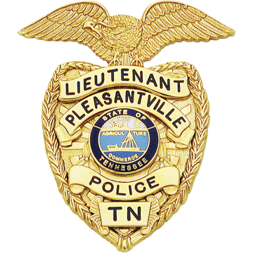 Smith & Warren S510 Shield Badge with Eagle on Top (2-3/4" x 2-1/2")