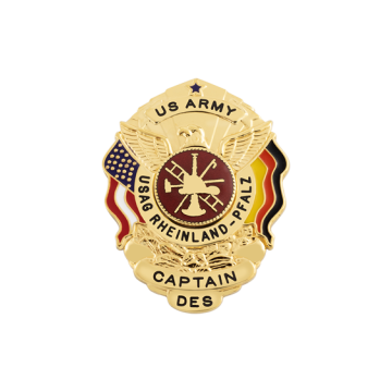 Smith & Warren S517_GERMANY Shield Badge w/ German Flag (1-7/8" x 1-1/2")