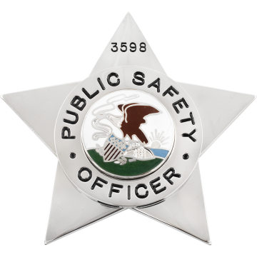 Smith & Warren S518NB Five-Point Star with Circle Panel (2-5/8" x 2-3/4")