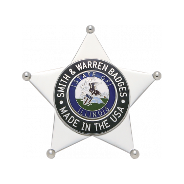 Smith & Warren S518R Reverse Enamel 5-Point Star