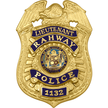 Smith & Warren S522R Shield Badge with Eagle and Reverse Enamel Panels (3' x 2-1/8")