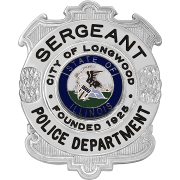 Smith & Warren S529 Shield Badge with Circle Panel (2-1/2" x 2")