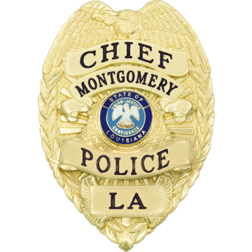 Smith & Warren S536 Eagle Top Badge with Applied Panels (3-3/8" x 2-3/8")