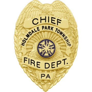 Smith & Warren S536B Eagle Top Badge with Applied Panels (3-3/8" x 2-3/8")