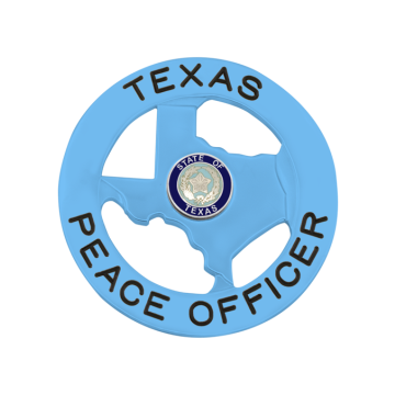 Smith & Warren S540 Blue Autism Awareness Texas Cutout in Circle Badge (2-1/4")
