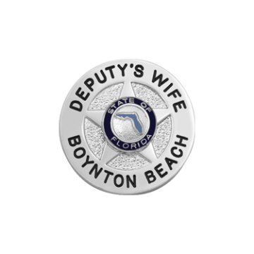 Smith & Warren S549 Small 5-Point Star in Circle Badge (1-1/4")