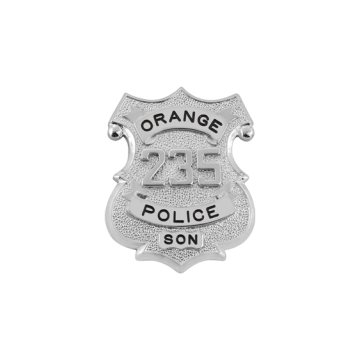 Smith & Warren S552N Small Shield Badge with Applied Numbers (1-7/8" x 1-3/8")