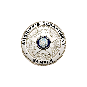 Smith & Warren S553 Small Circle Badge with 5-Point Star (1-3/4")