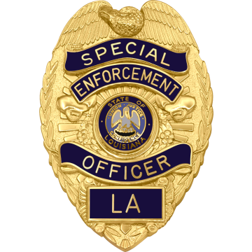 Smith & Warren S555R Eagle Top Badge with Reverse Enamel Panels (3-1/4" x 2-1/4")