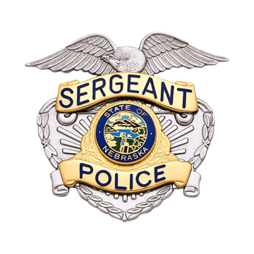 Smith & Warren S557 Hat Badge Shield with Eagle on Top (2-1/4" x 2-1/2")