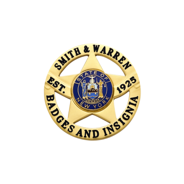 Smith & Warren S570 Five-Point Star in Circle Badge (1-3/4")