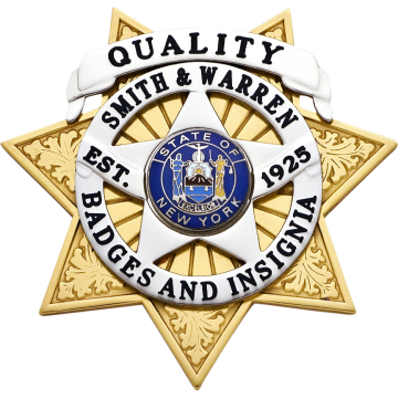 Smith & Warren S570A Seven-Point Star with Applied 5-Point Star Badge (2-7/8")