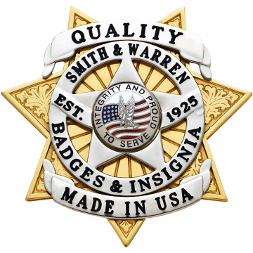 Smith & Warren S570B Seven-Point Star with Applied 5-Point Star Badge (2-7/8")