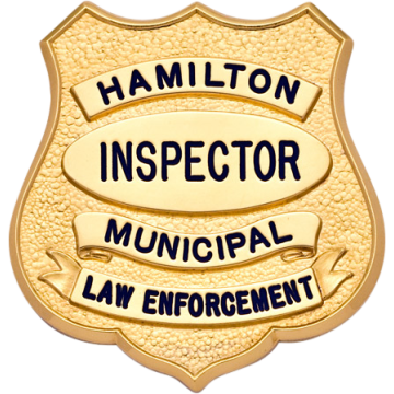 Smith & Warren S576 Plain Shield Badge with Oval Panel (2.300" x 2.260")