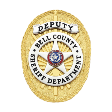 Smith & Warren S577C Oval Badge with Applied 5-Point Star in Circle (2-3/4" x 2-1/8")